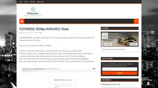 PLDTHOMEDSL 300Mbps WLAN ADSL2+ Router - PhNewsBox