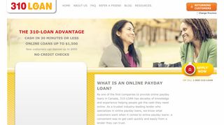 Online Payday Loans | Quick and Easy | 310-LOAN