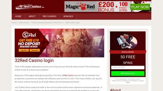 32Red Casino—Login - Red Casinos