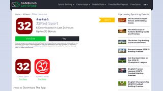 32Red Mobile Apps Review | Sports Betting, Casino & Poker