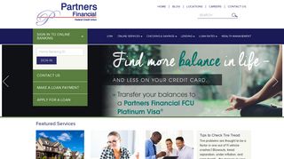 Home | Partners Financial Federal Credit Union Richmond VA