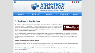 32Red Sport Betting App Review - Test Run of 32 Red's New Sports ...