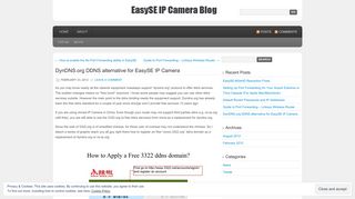 DynDNS.org DDNS alternative for EasySE IP Camera | easyse