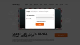 33Mail.com - Simple free disposable email address service, unlimited ...