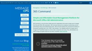 365 Command Cloud Management Platform for Office 365 ...