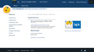 Resources / Email Services - Los Angeles Unified School District