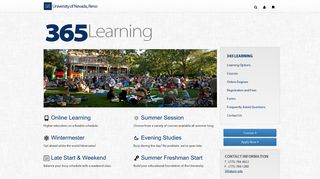365 Learning | University of Nevada, Reno