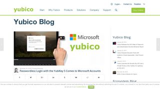 Passwordless Login with the YubiKey 5 Comes to Microsoft ... - Yubico