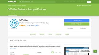365villas Software 2019 Pricing & Features | GetApp®