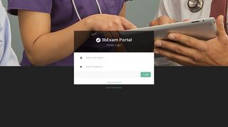 3bExam Portal - Login