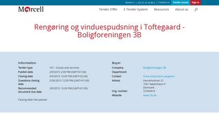 Rengøring og vinduespudsning i Toftegaard - Boligforeningen 3B