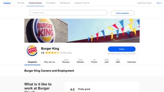 Burger King Careers and Employment | Indeed.com