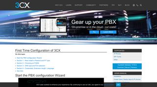 First time configuration of your PBX - 3CX