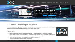 Benefit from the 3CX Website Content Program for Partners