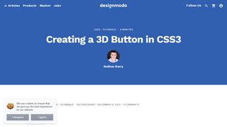 Creating a 3D Button in CSS3 - Designmodo