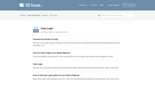 User Login Archives - 3D Issue Knowledge Base