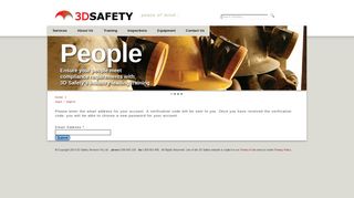 3D Safety Services - Login / Logout