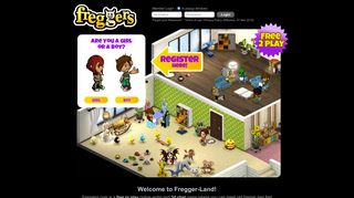 freggers.com - The free to play 3D chat and online world.