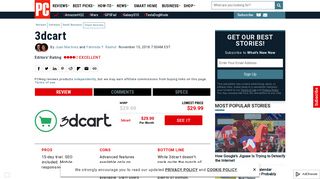 3dcart Review & Rating | PCMag.com