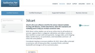 3dcart | Authorize.Net