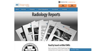3D Diagnostix - Radiology Reports - 3DDX.com