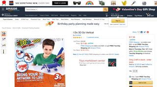 Amazon.com: I Do 3D Go Vertical: Toys & Games