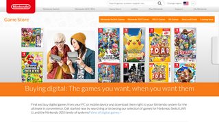 Nintendo Game Store - Official Site - Buy Digital