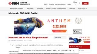 How to Link to Your Shop Account - Nintendo 3DS Wiki Guide - IGN