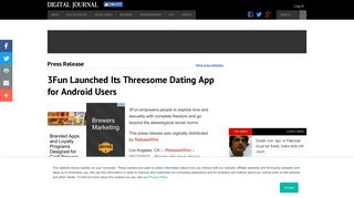 3Fun Launched Its Threesome Dating App for Android Users - Press ...