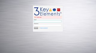 3 Key Elements - Log in