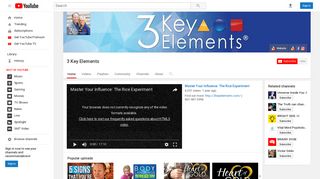 3 Key Elements - YouTube