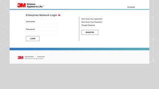 Enterprise Network Login - 3M Canada