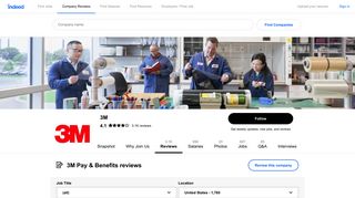 Working at 3M: 534 Reviews about Pay & Benefits | Indeed.com