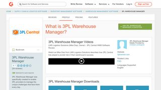 3PL Warehouse Manager | G2 Crowd