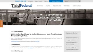 Mobile Banking | Online Banking | Third Federal