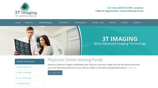 Physician Portal Log-In for 3T Imaging - Imaging Centers of Morton ...