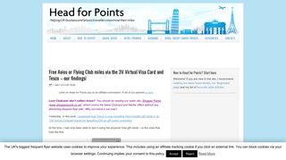 Free Avios via the 3V Virtual Visa Card and Clubcard - Head for Points