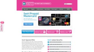 Prepaid MasterCard for online shopping, paying bills, or ATM cash