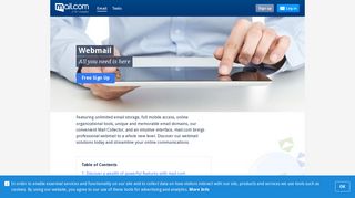 Free Webmail Account - Discover the Benefits | mail.com