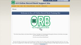 Home - 4-H Online Record Book Support Site
