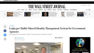 Login.gov Builds Shared Identity Management System for Government ...