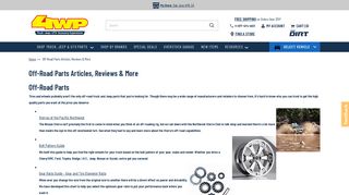 Off Road Parts Directory from 4 Wheel Parts | 4wheelparts.com