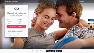 be2 dating service for all those singles looking for a partner