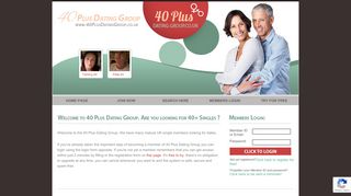 members login - 40 Plus Dating with the 40 Plus Dating Group