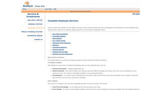 Employee Services - SunTrust Online 401k