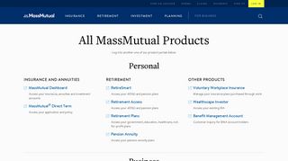 Product Portal Login | MassMutual