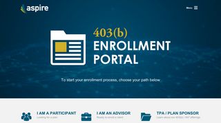 Enrollment - Aspire Financial Services