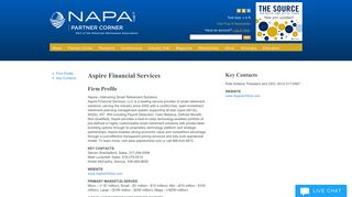Aspire Financial Services - NAPA Net