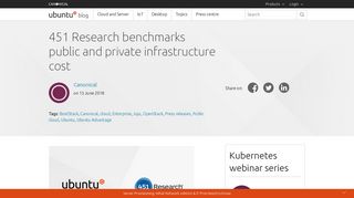 451 Research benchmarks public and private infrastructure cost ...