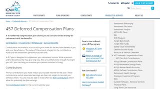 457 Deferred Compensation Plans | ICMA-RC